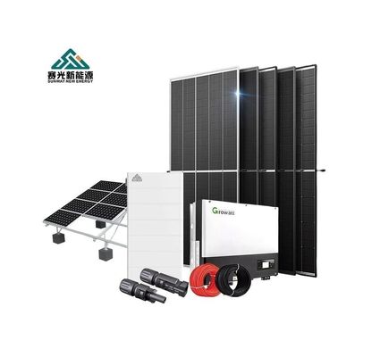 Frecuencia de salida 50hz 20kw 15kw 10kw 5kw Sistema híbrido de almacenamiento de energía solar para el hogar