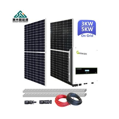 Sistema de energía solar personalizable 5kw 10kw 15kw 20kw 30kw Para instalación al aire libre