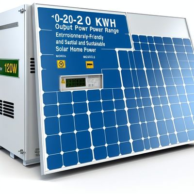 Rango de potencia de salida de 10-20 KWh Sistema de paneles solares ecológicos para energía solar doméstica ecológica y sostenible