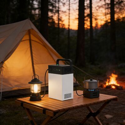 Sistema de energía solar todo en uno 1004.8Wh 500W – ESS de litio hierro con modos de carga duales y versatilidad interior-exterior